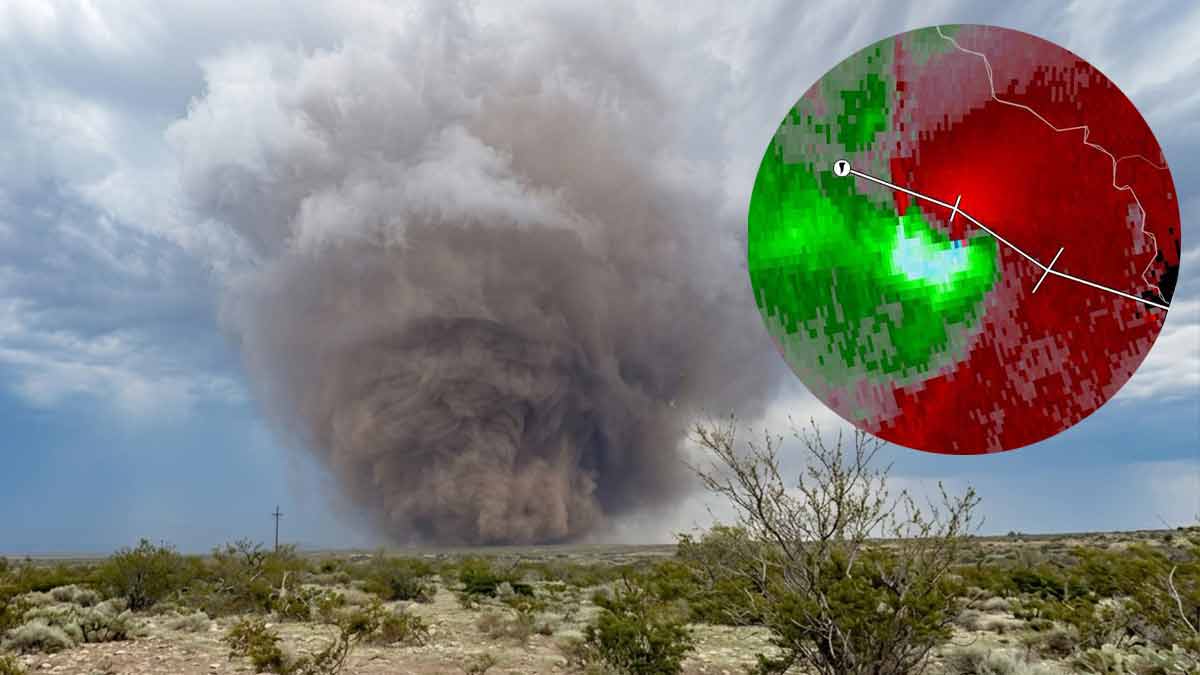 Insólito tornado azota zona rural de Coahuila 