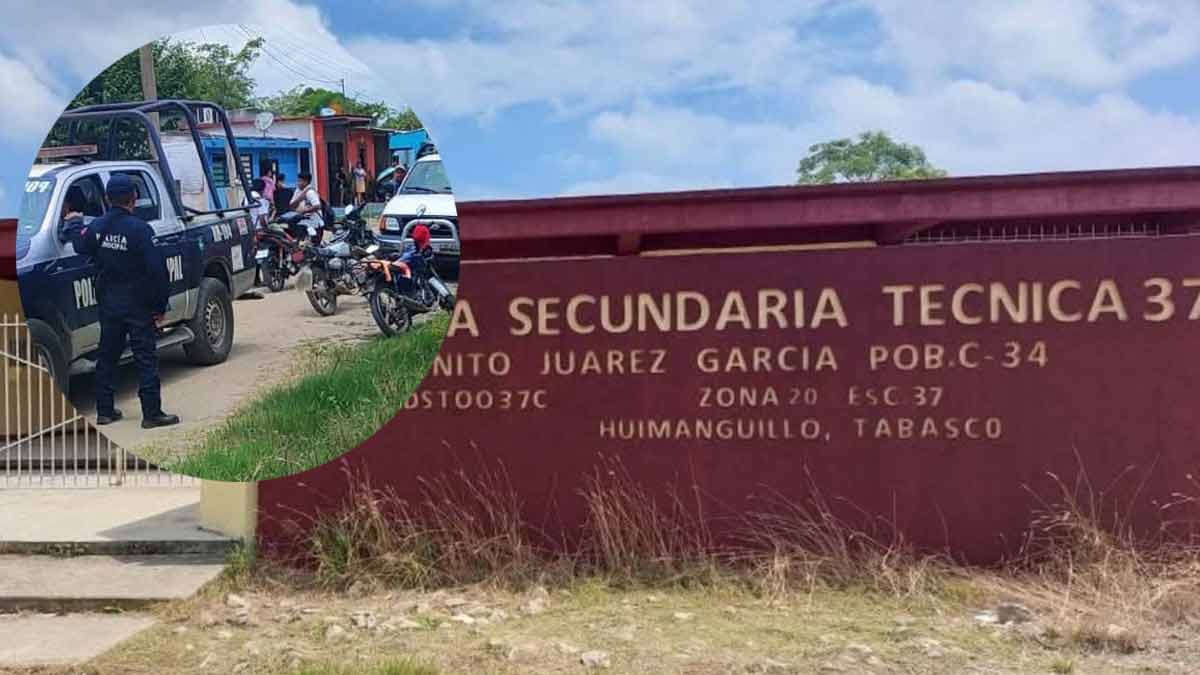 Maestro es apuñalado por alumno en Tabasco durante evento escolar por la paz