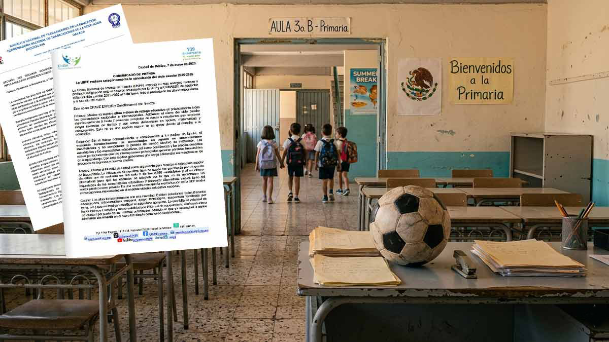 Padres de familia y CNTE rechazan recorte a ciclo escolar de la SEP