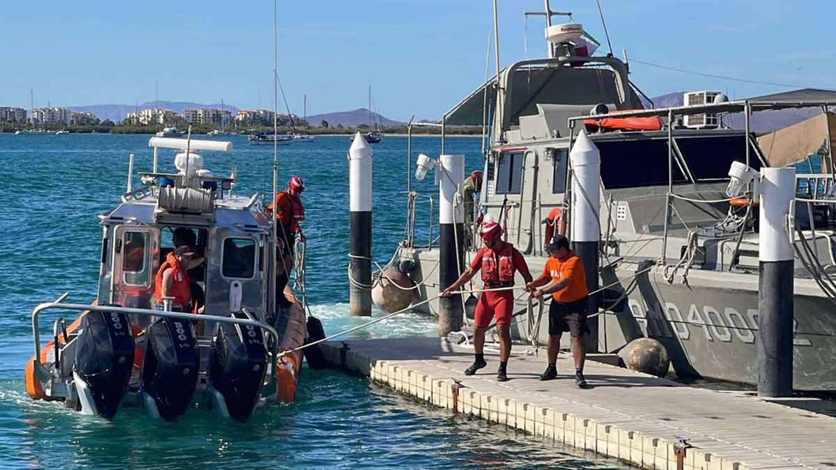 Logra Semar heroico rescate de náufragos víctimas de accidente en Baja California Sur