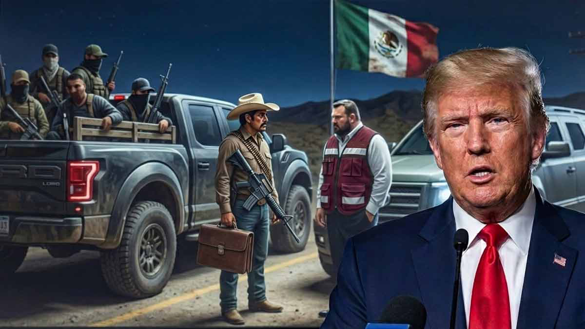 Insiste Trump en que México es gobernado por los carteles del narcotráfico