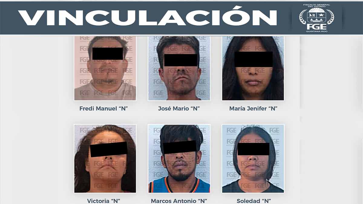Vinculan a proceso a seis personas por narcomenudeo en Cancún