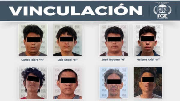 Vinculan a proceso a ocho presuntos narcomenudistas en Cancún