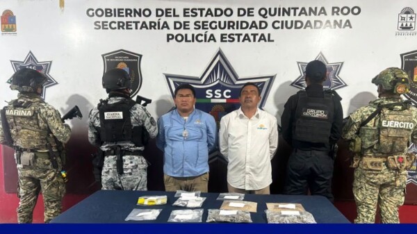 Capturan a dos presuntos integrantes de grupo delictivo en Costa Mujeres