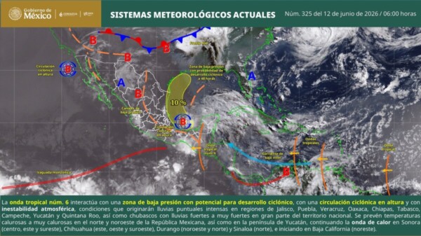 Pronóstico del clima en Quintana Roo para hoy viernes 12 de junio 2026