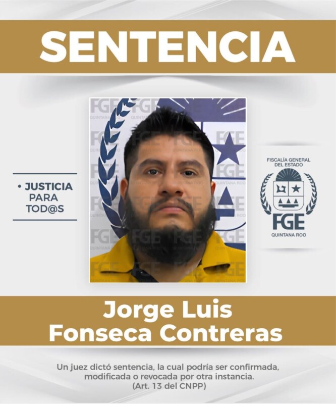 Jorge Luis Fonseca deberá cubrir la reparación del daño para ambas víctimas, con un monto superior a los 623 mil pesos para cada una de ellas, independientemente de que su paradero continúe sin conocerse.