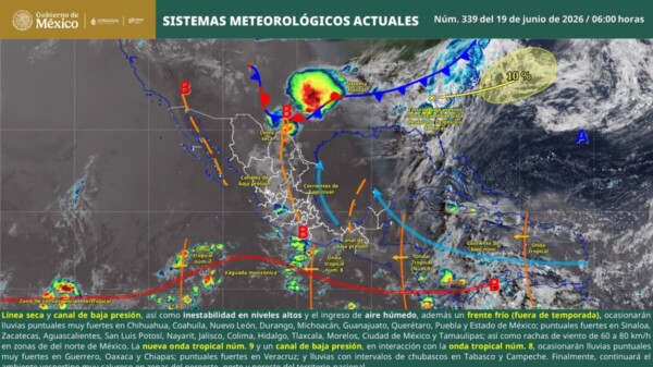 Pronóstico del clima en Quintana Roo para hoy viernes 19 de junio 2026