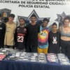 Detienen a siete personas en Holbox tras operativo; aseguran diversas dosis de presuntas drogas