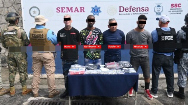 Vinculan a proceso a cuatro cubanos en Cancún por presunto narcomenudeo