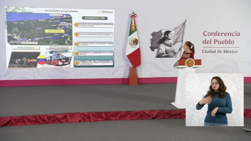 Definirán Sheinbaum y Delcy qué más necesita Venezuela