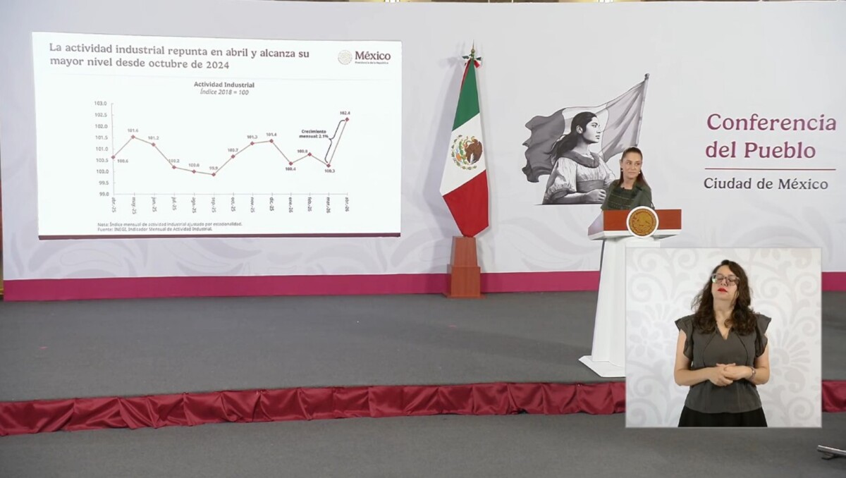 Actividad industrial crece 2.1% y hay récord en exportaciones