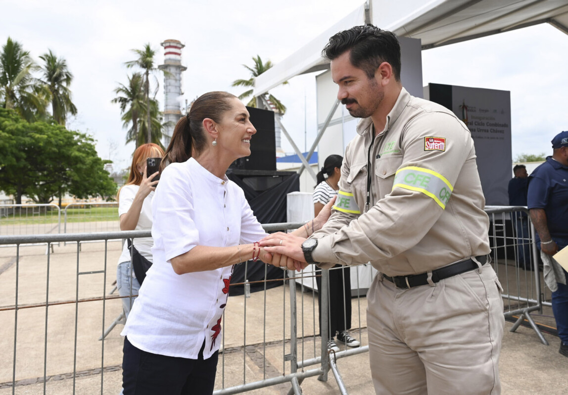 En Manzanillo, Colima, la Presidenta Claudia Sheinbaum Pardo, Inauguró la Central de Ciclo Combinado.