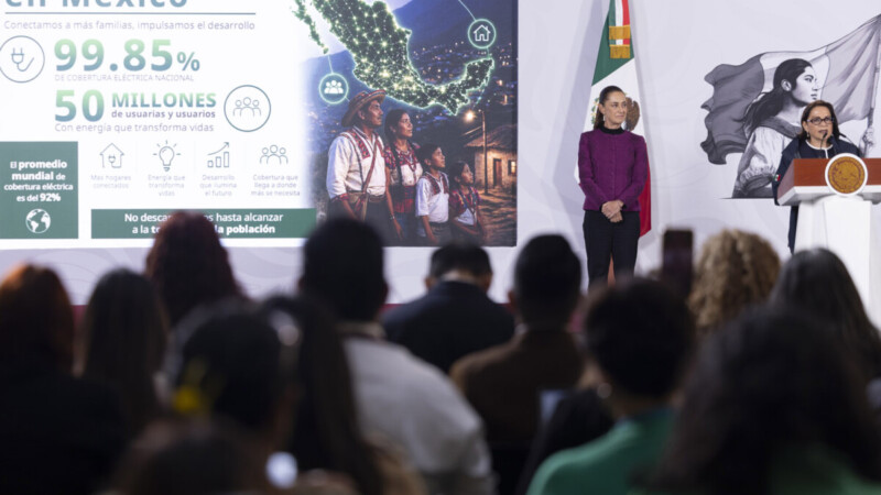 México alcanza cobertura eléctrica de 99.85 por ciento