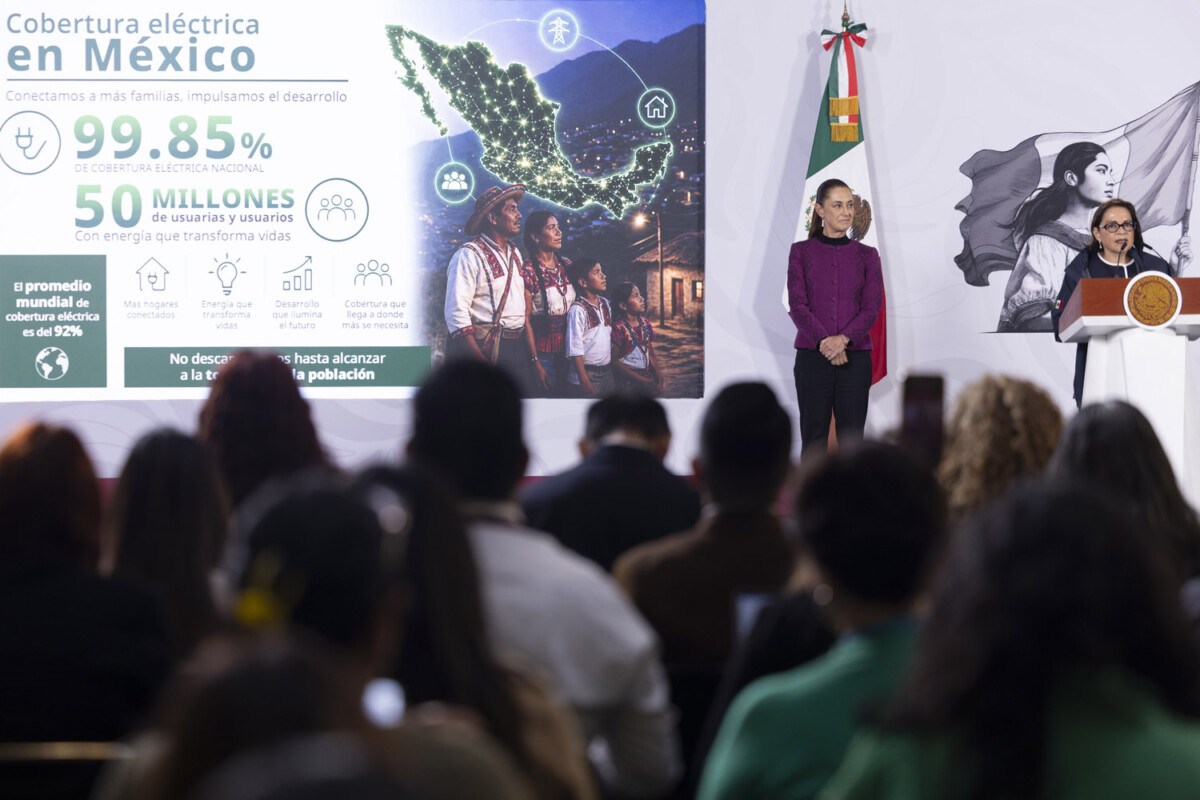 México alcanza cobertura eléctrica de 99.85 por ciento