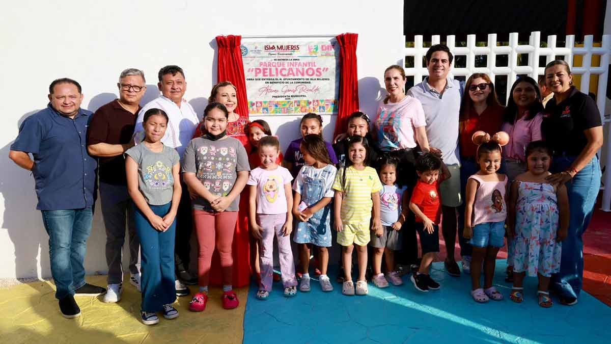Atenea entrega domo deportivo y el nuevo Parque Infantil “Pelícanos” en la colonia Electricistas