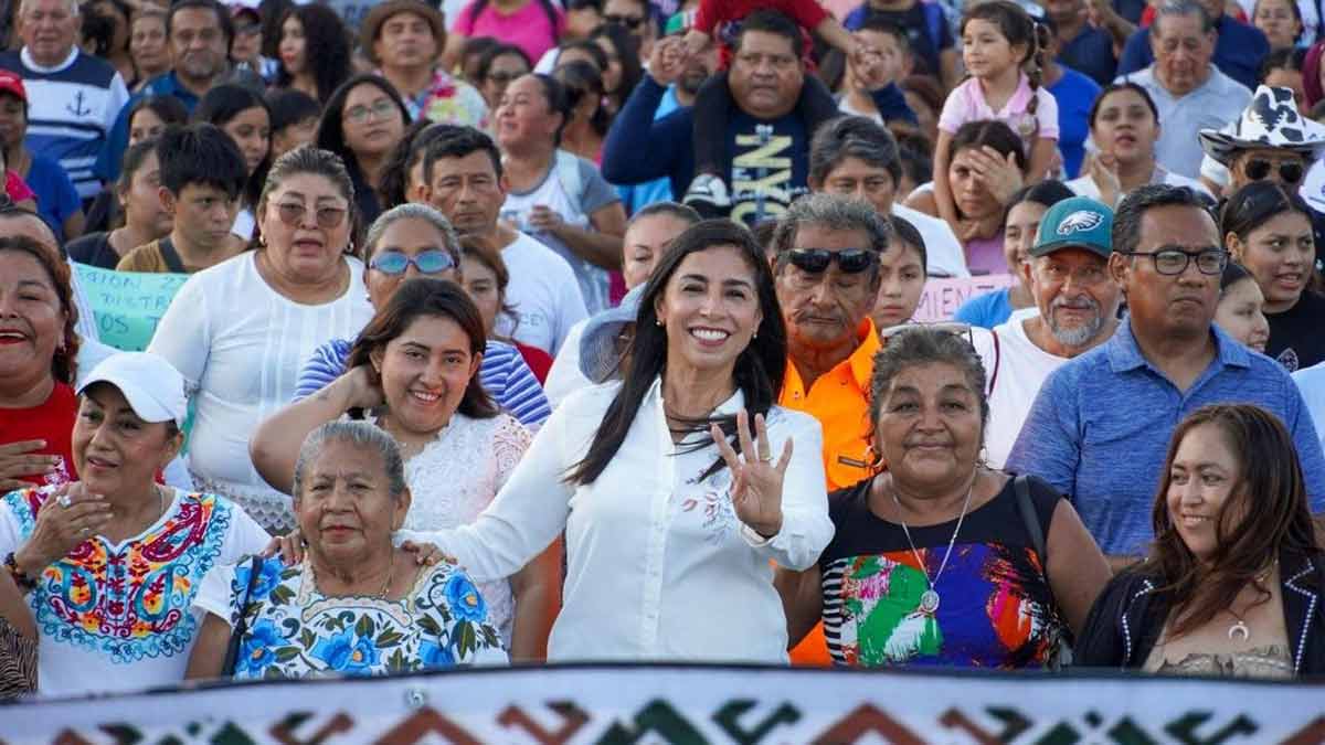 Marybel Villegas reafirma su lealtad a Morena y a Claudia Sheinbaum en masiva marcha por la soberanía nacional