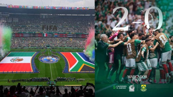 Inaugura Selección Mexicana el Mundial 2026 con victoria 2-0 ante Sudáfrica
