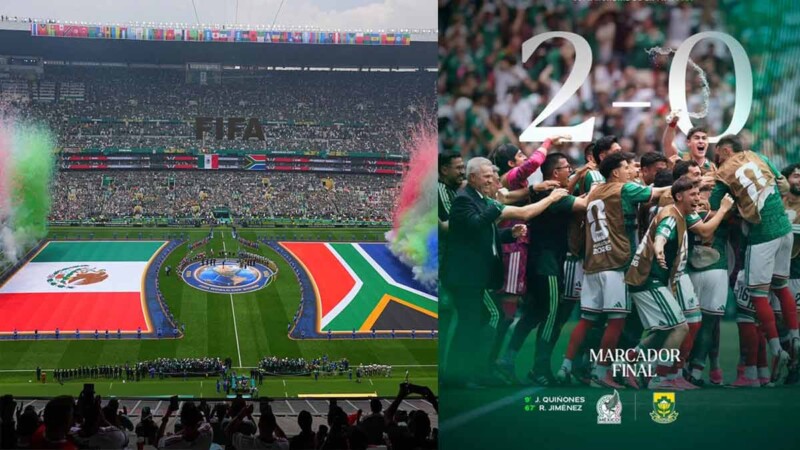 Inaugura Selección Mexicana el Mundial 2026 con victoria 2-0 ante Sudáfrica