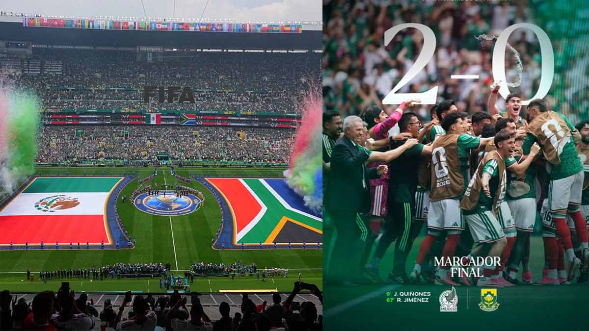 Inaugura Selección Mexicana el Mundial 2026 con victoria 2-0 ante Sudáfrica