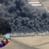 Incendio consume mega bodega de suministros médicos en California