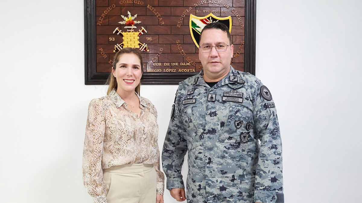 Atenea refrenda trabajo conjunto con la Guardia Nacional para fortalecer la seguridad en Isla Mujeres