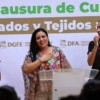 Fortalece Blanca Merari el empoderamiento de las mujeres con la clausura del curso de bordado a mano en Leona Vicario