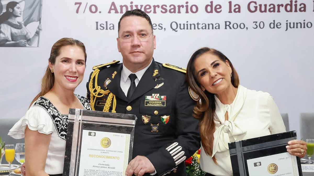Atenea reconoce la labor de la Guardia Nacional en favor de la construcción de paz en su Séptimo Aniversario