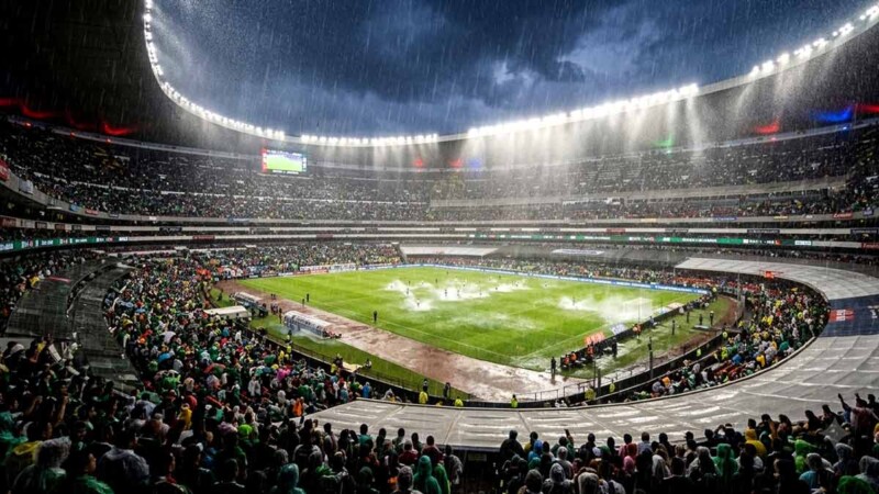 Retrasan el México-Ecuador por lluvias y actividad eléctrica en la CDMX