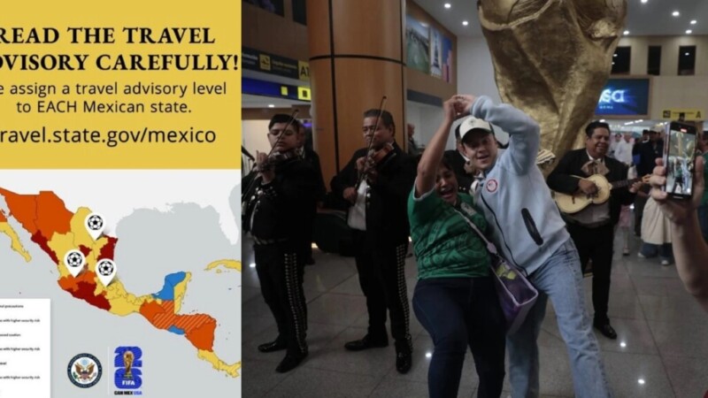 Emite EU alerta de viaje; responde México con mariachi