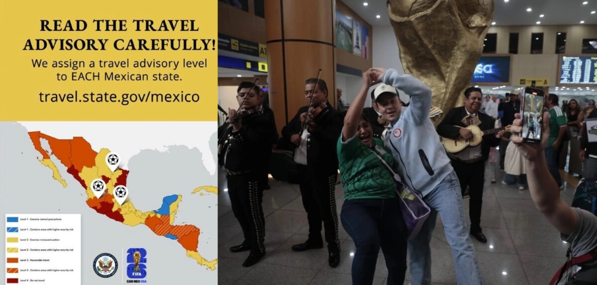 Emite EU alerta de viaje; responde México con mariachi
