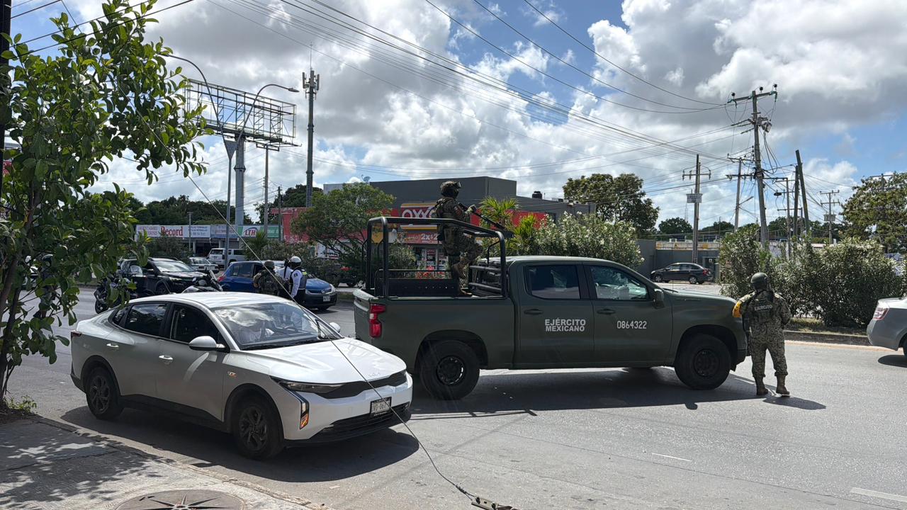 Sismo agrieta el pavimento en la SM 59 de Cancún