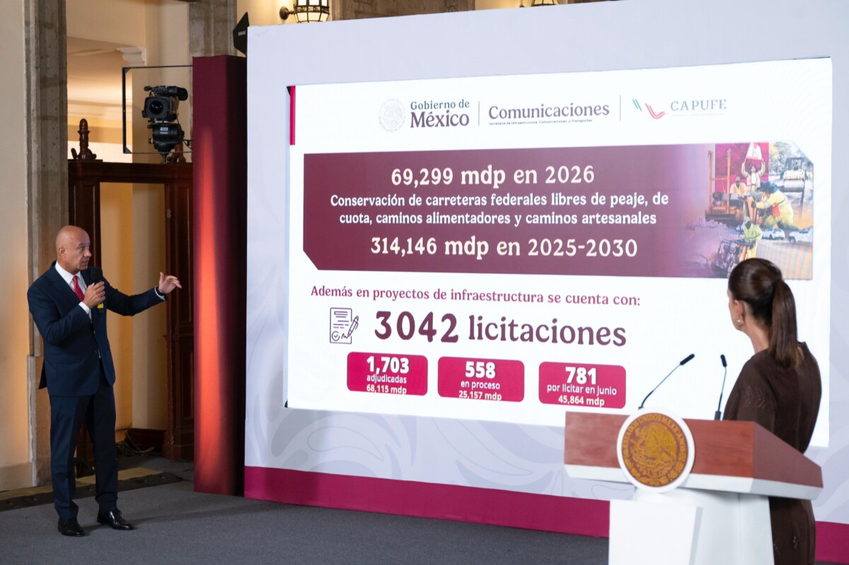 Destinarán 70 mil mdp para carreteras, autopistas y caminos