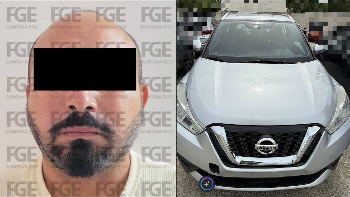 Recuperan en Cancún vehículo robado; conductor queda bajo investigación