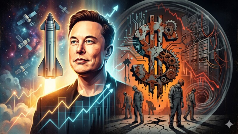 Catapulta SpaceX a Elon Musk al solitario universo billonario