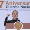 Sheinbaum encabeza ceremonia por el 7tmo aniversario de la GN