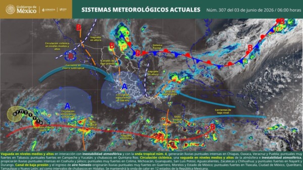 Pronóstico del clima en Quintana Roo para hoy miércoles 3 de junio 2026