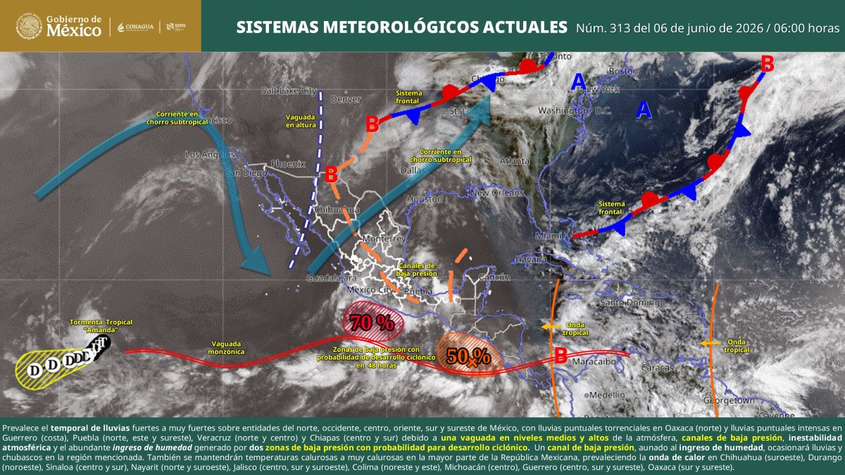 Pronóstico del clima en Quintana Roo para hoy domingo 7 de junio 2026