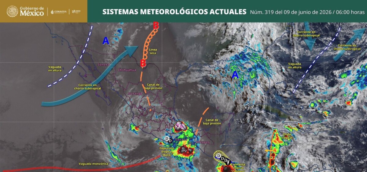 Pronóstico del clima en Quintana Roo para hoy martes 9 de junio 2026