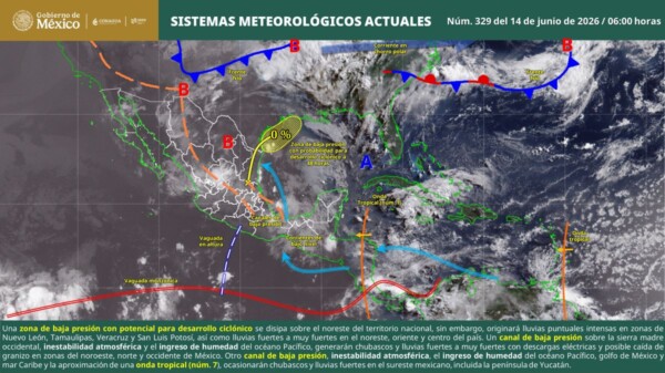 Pronóstico del clima en Quintana Roo para hoy domingo 14 de junio 2026