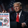 Cae aprobación de Trump a mínimos históricos, 35%