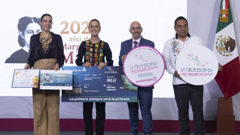 Anuncia Sheinbaum La Gran Escapada