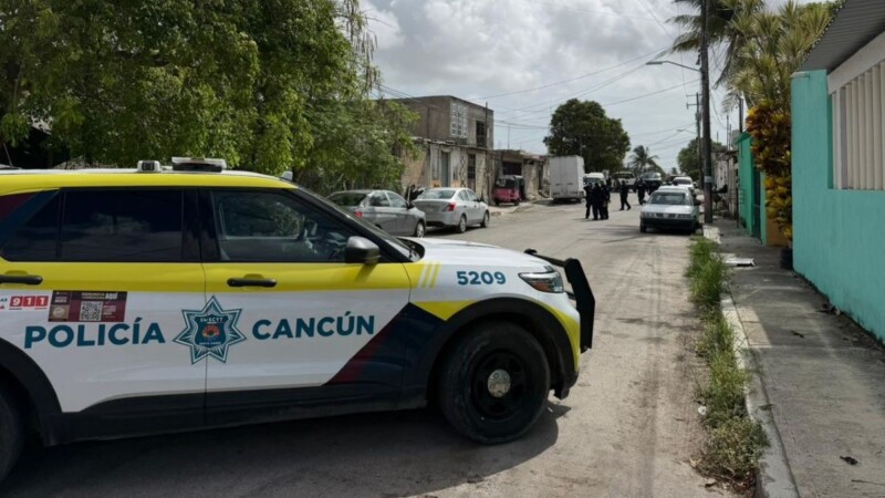 Ataque armado deja una persona lesionada en la Supermanzana 221 de Cancún