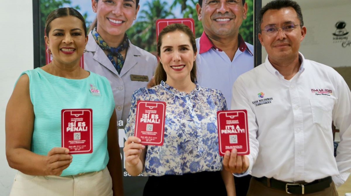 Isla Mujeres se suma a la estrategia 'Cero Tolerancia: Tarjeta Roja' para prevenir la explotación sexual infantil