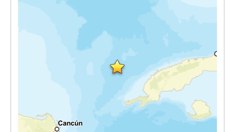 Temblor sorprende a cancunenses