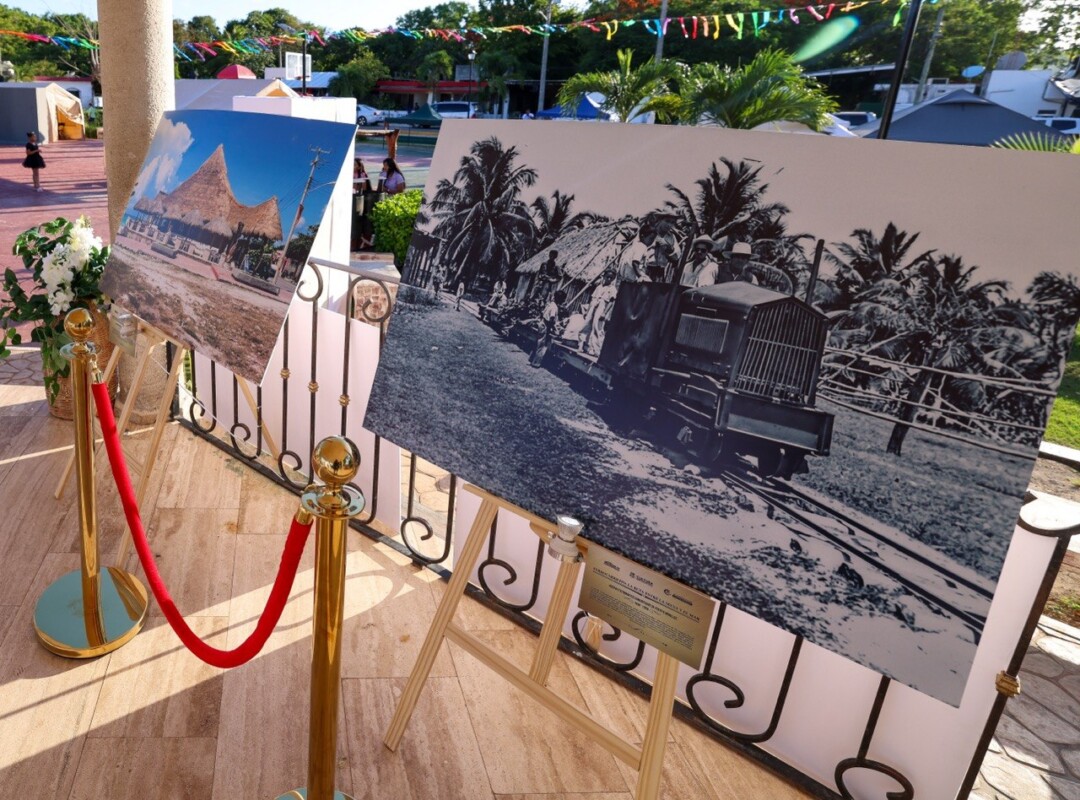Preservamos nuestra historia y fortalecemos nuestra identidad: Blanca Merari. La presidenta municipal inauguró la exposición fotográfica itinerante “Espejos del Tiempo: El Rostro de Puerto Morelos”, en el marco de los festejos por el décimo aniversario de la creación del municipio; 17 gráficas de fundadoras y fundadores de Puerto Morelos integran esta muestra que rinde homenaje a la memoria histórica de la comunidad.