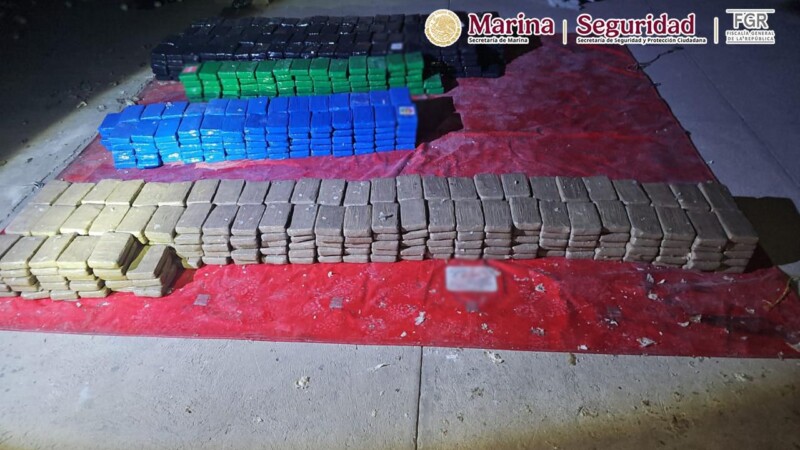 Decomisan más de tres toneladas de cocaína en operativos realizados en Tlaxcala y Guerrero