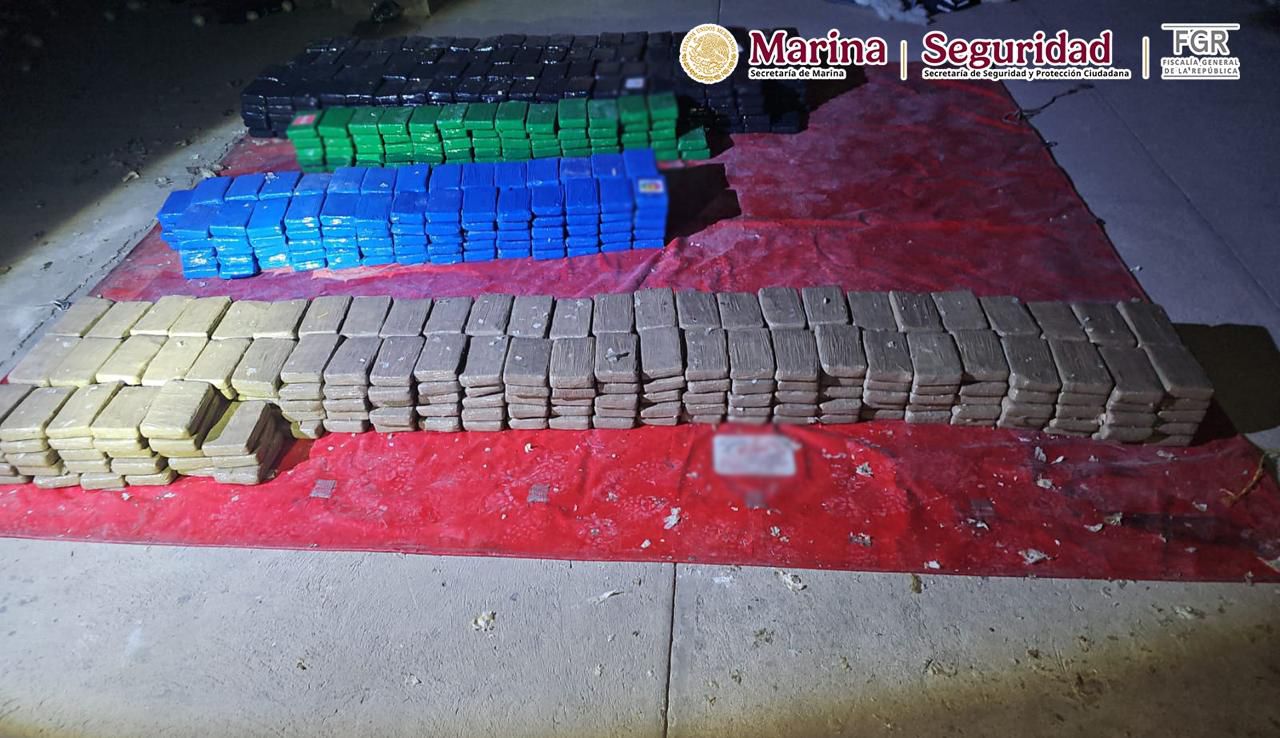 Decomisan más de tres toneladas de cocaína en operativos realizados en Tlaxcala y Guerrero