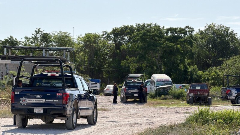 Localizan dos cuerpos embolsados en la colonia Nueva Esperanza en la Sm 247 de Cancún