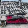 Autoridades aseguran potente arsenal de armamento militar en la región serrana de Sinaloa