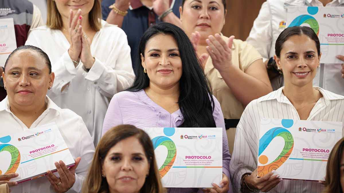 Refrenda Blanca Merari compromiso de Puerto Morelos con la seguridad y la protección de la niñez rumbo al Mundial 2026